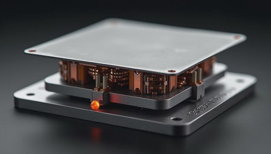 Close-up of a planar magnetic driver showing the thin diaphragm and magnet structure.