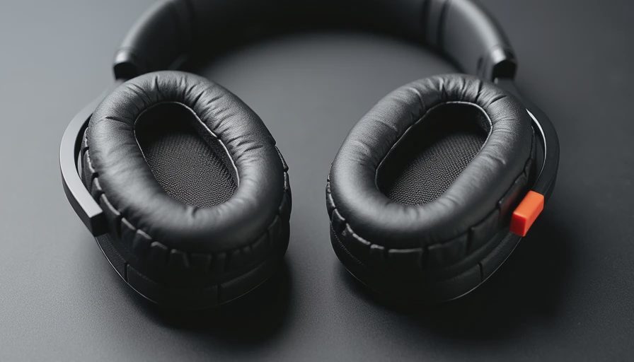 Close-up comparison of closed-back and open-back headphone earcups showing solid vs mesh designs.