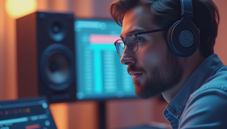 Visual context for studio monitors