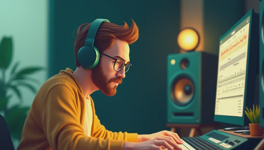 Visual context for studio speakers