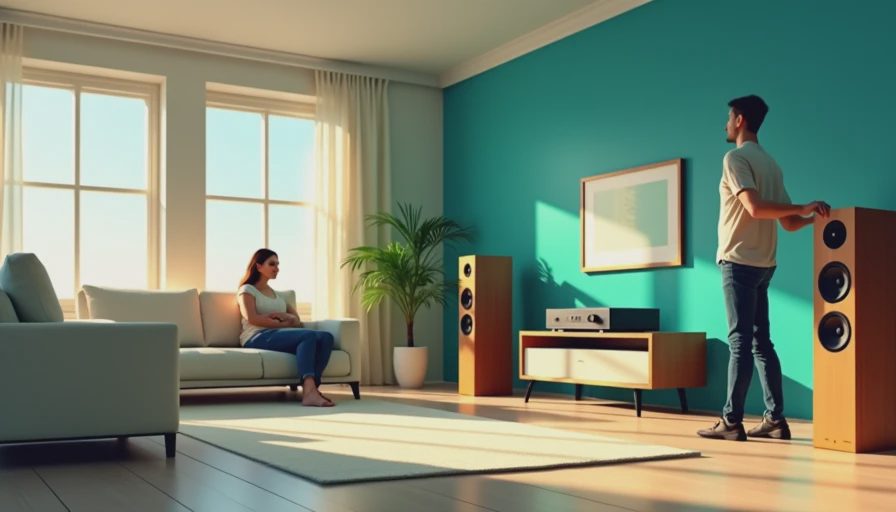 Illustration for high end speakers