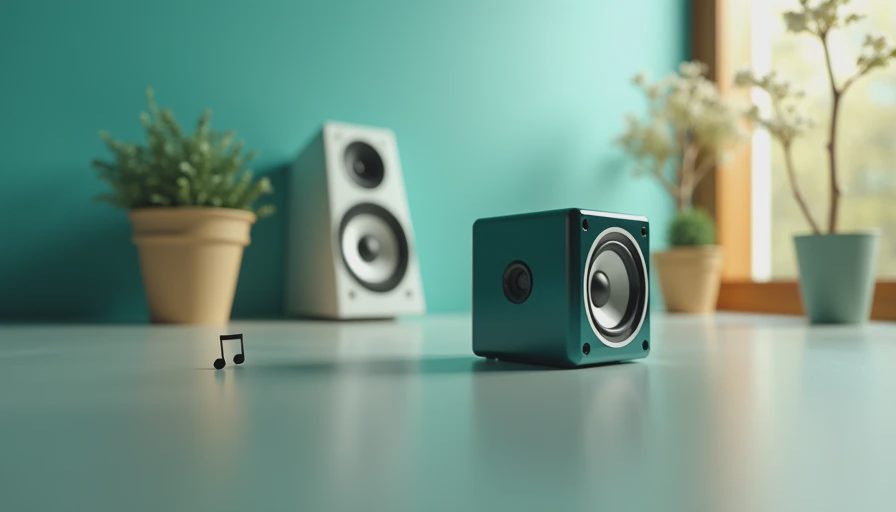 Visual context for desktop speakers